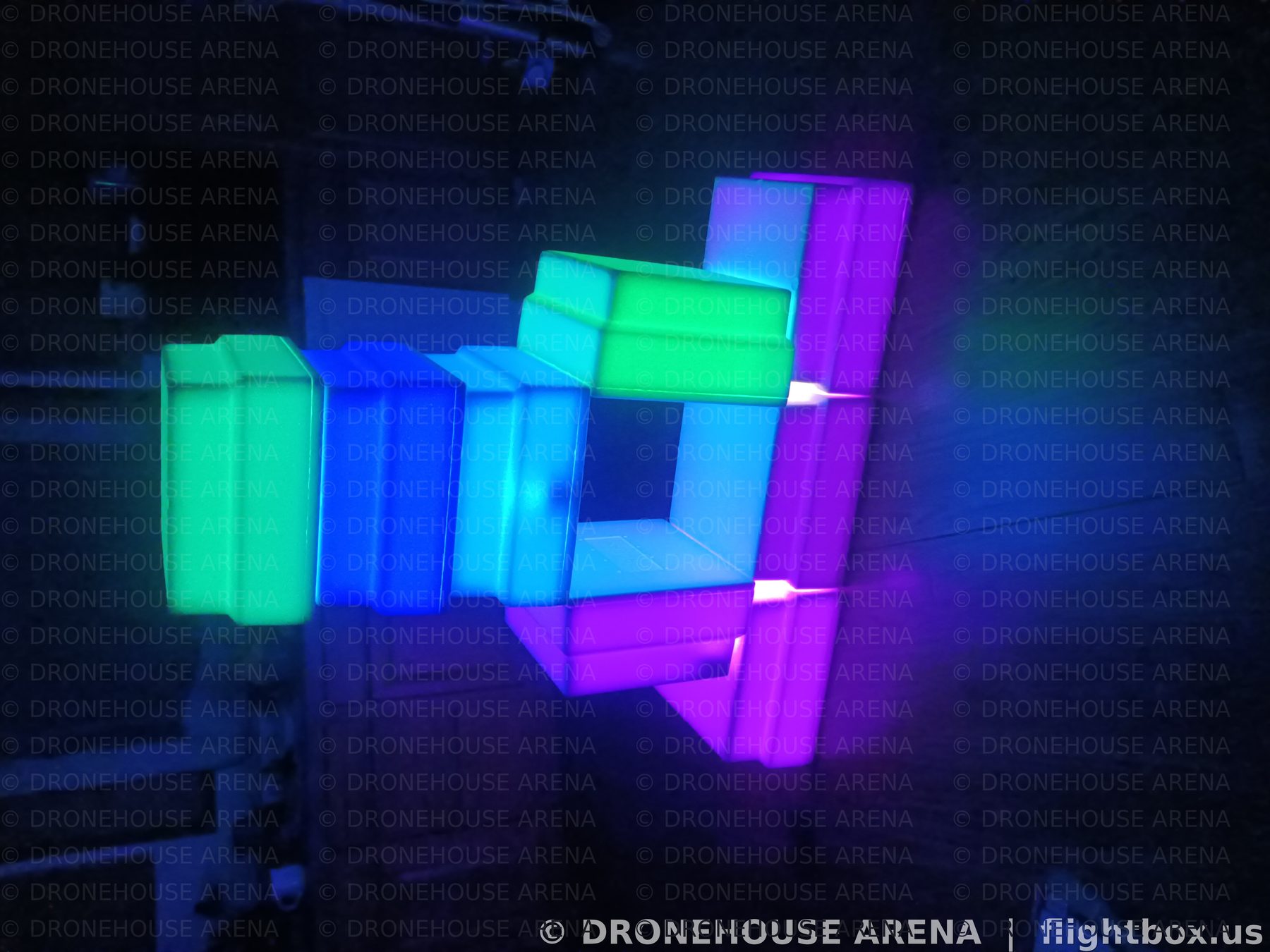 Green LED Cubes